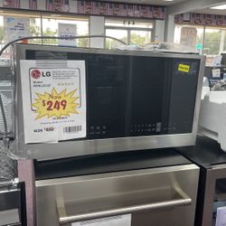 Microwave Lg New Open Box. 1 Year Warranty. Ready For Pick It Up Today 