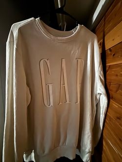 Gap Logo Crewneck Sweatshirt White