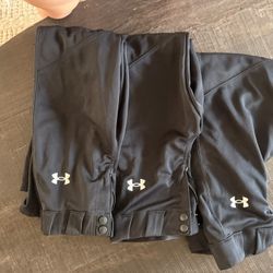 Boys Under Armor Full Length Baseball Pants Youth Medium 