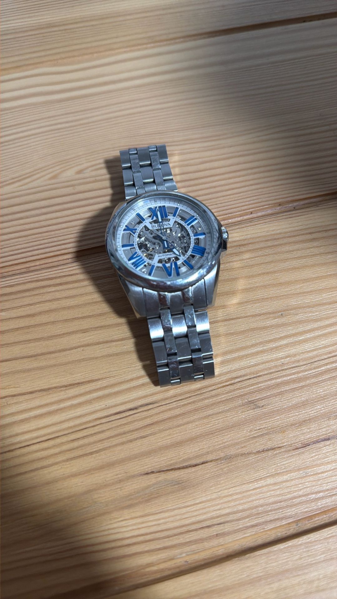 Silver Bulova Watch