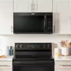 NEW Whirlpool Over-the-Range Microwave Hood Combination – BLACK