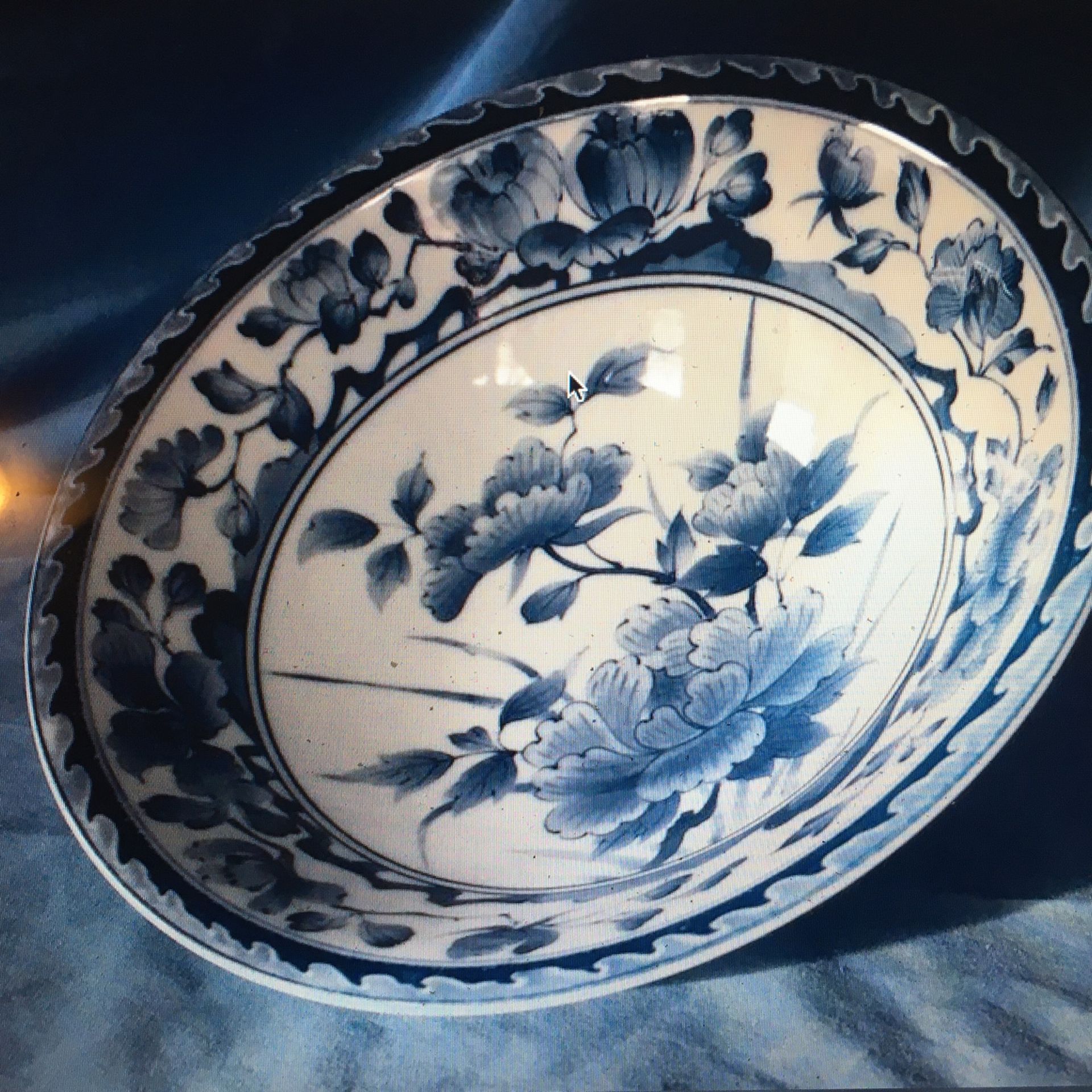 Vintage TAKAHASHI porcelain Rice Bowl 5"