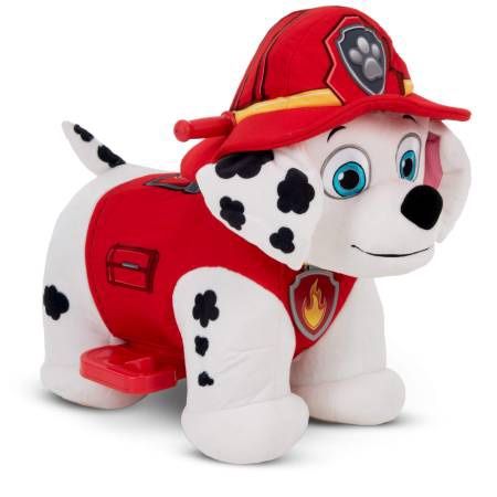 Nick PAW Patrol Marshall 6V Plush Ride On Toy for Toddlers by Huff