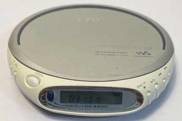 Sony Walkman D-FJ210 Portable CD Player AM/FM/Weather Radio (#952)