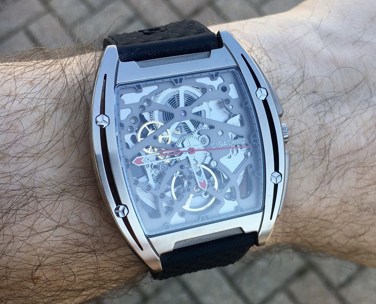 CIGA Design Z Series Titanium Skeleton Watch