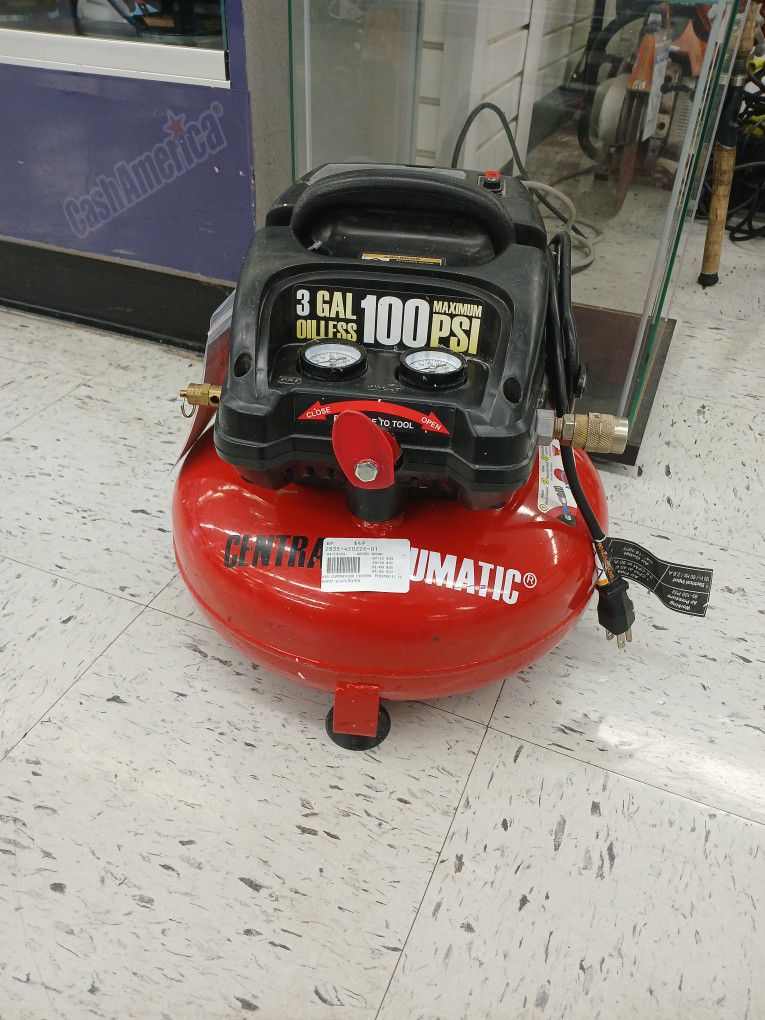 Central Pneumatic 3 Gal, 100psi