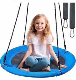 40” Blue Flying Saucer Tree Swing