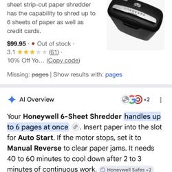 Six Pages Shredded