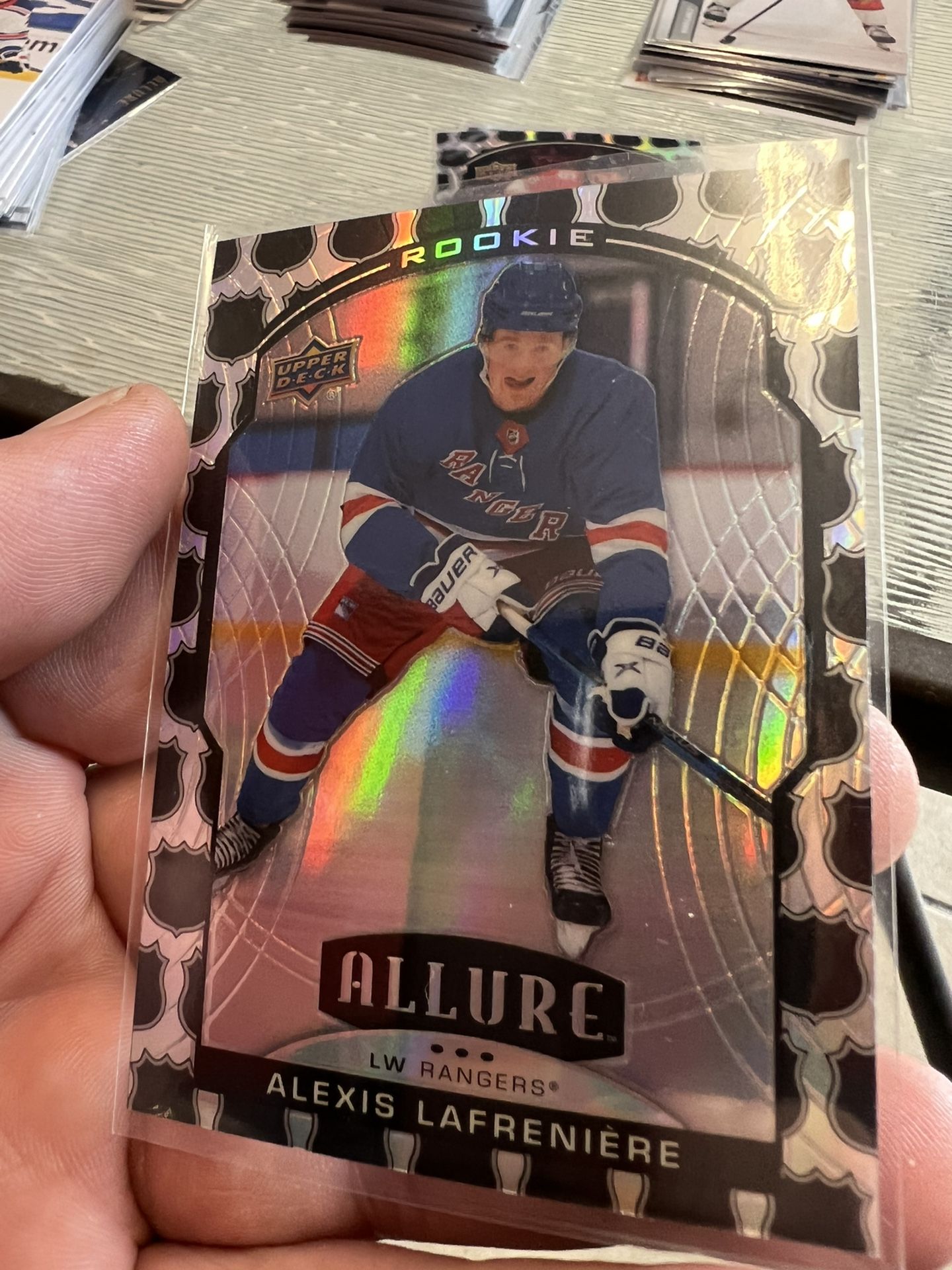 Alexis Lafreneire Rookie Allure Card NHL Shield 2005