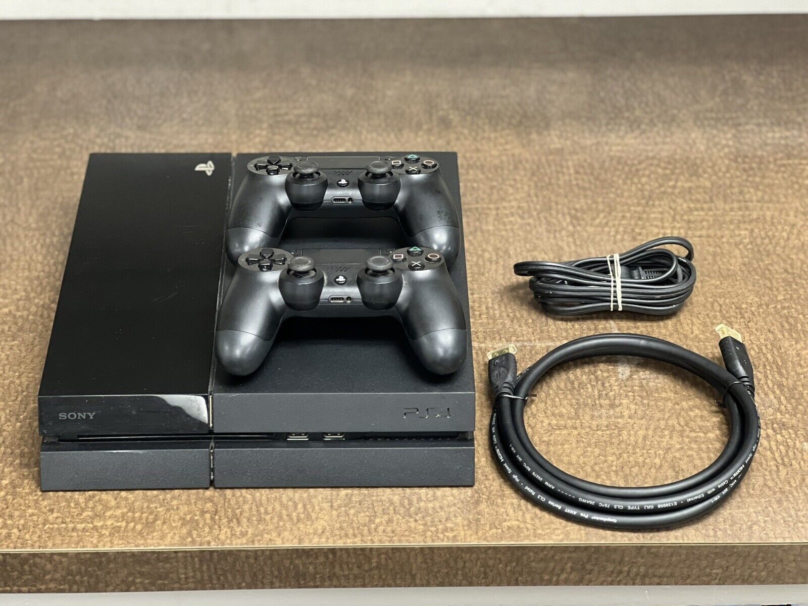 PS4 w/ 2 controllers and headset 