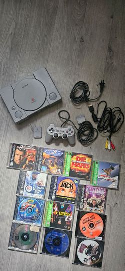 Playstation 1 with 13 games