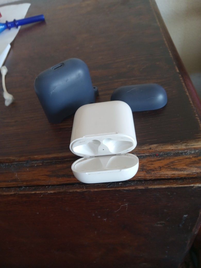 Apple AirPods Charging Case w/rubber case.