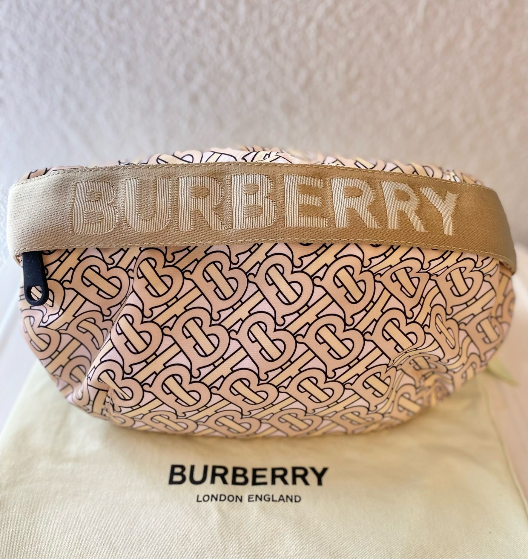 Burberry Medium Sonny TB Monogram Belt Bag