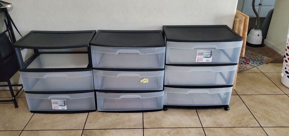 3 Drawer Storage Cart
