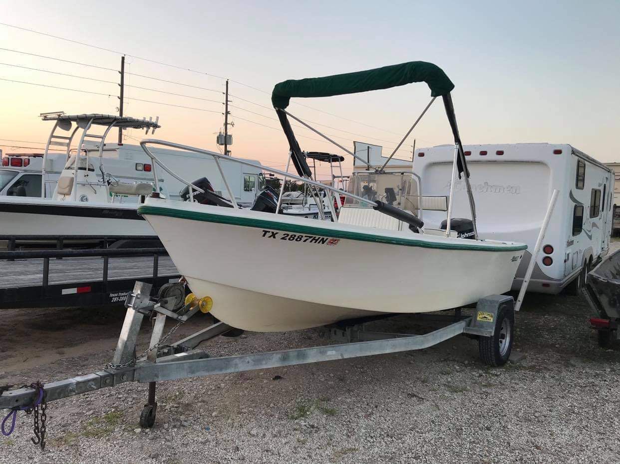 17ft. Mako with 88 hp Johnson and aluminum trailer. Water ready
