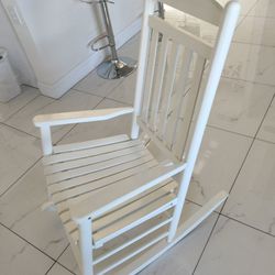 Rocking Chair - Wood - White