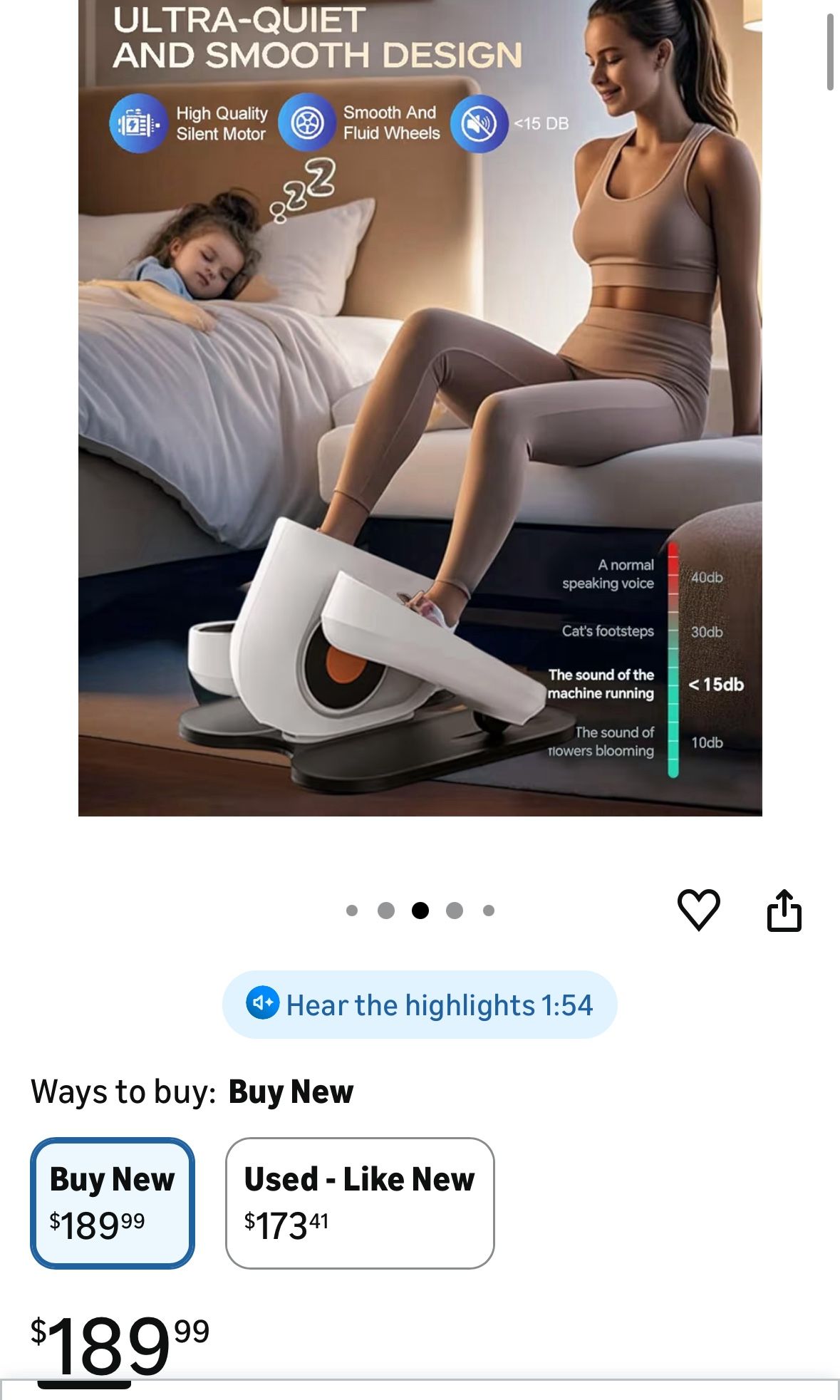 Electronic Desk Elliptical 