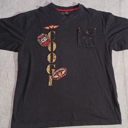 Coogi Mens Size 2XLARGE Vintage Australia Military Black Pocket Stitched