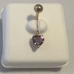 Body Gems Gold Genuine Amethyst 