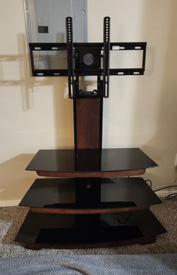 Whalen 3-Shelf TV Stand with Floater Mount