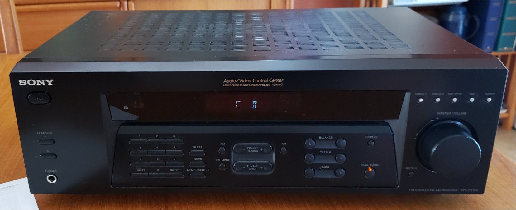 Sony STR-DE185 Stereo Receiver - 100 Watts Per Channel - Analog Gem!