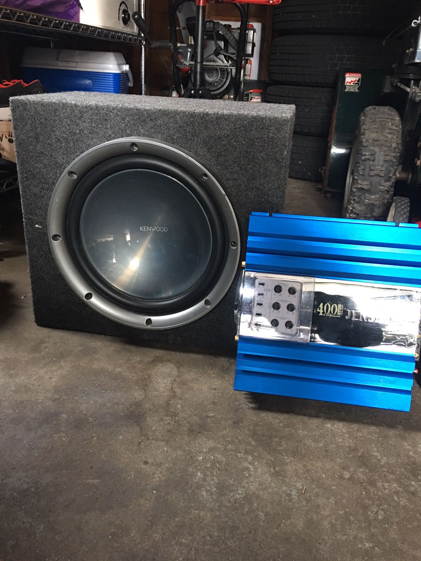 Sub and amp combo