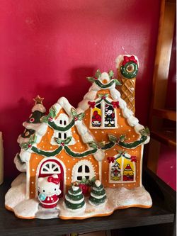 Hello kitty blue sky christmas house