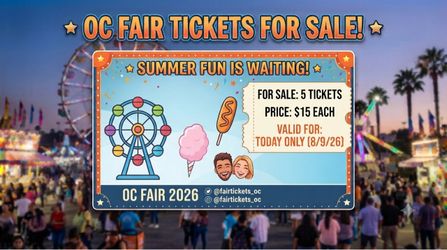 OC Fair Tickets