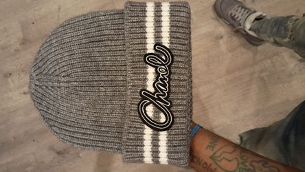 Chanel grey men's knitted