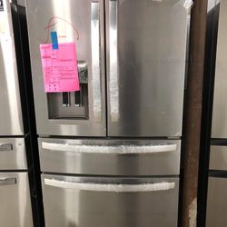 Whirlpool Four Door Refrigerator, Stainless Steel 