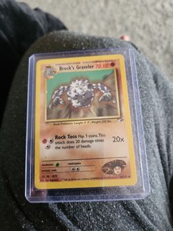 Brock’s Graveler 40/132 Gym Heroes Pokémon Card