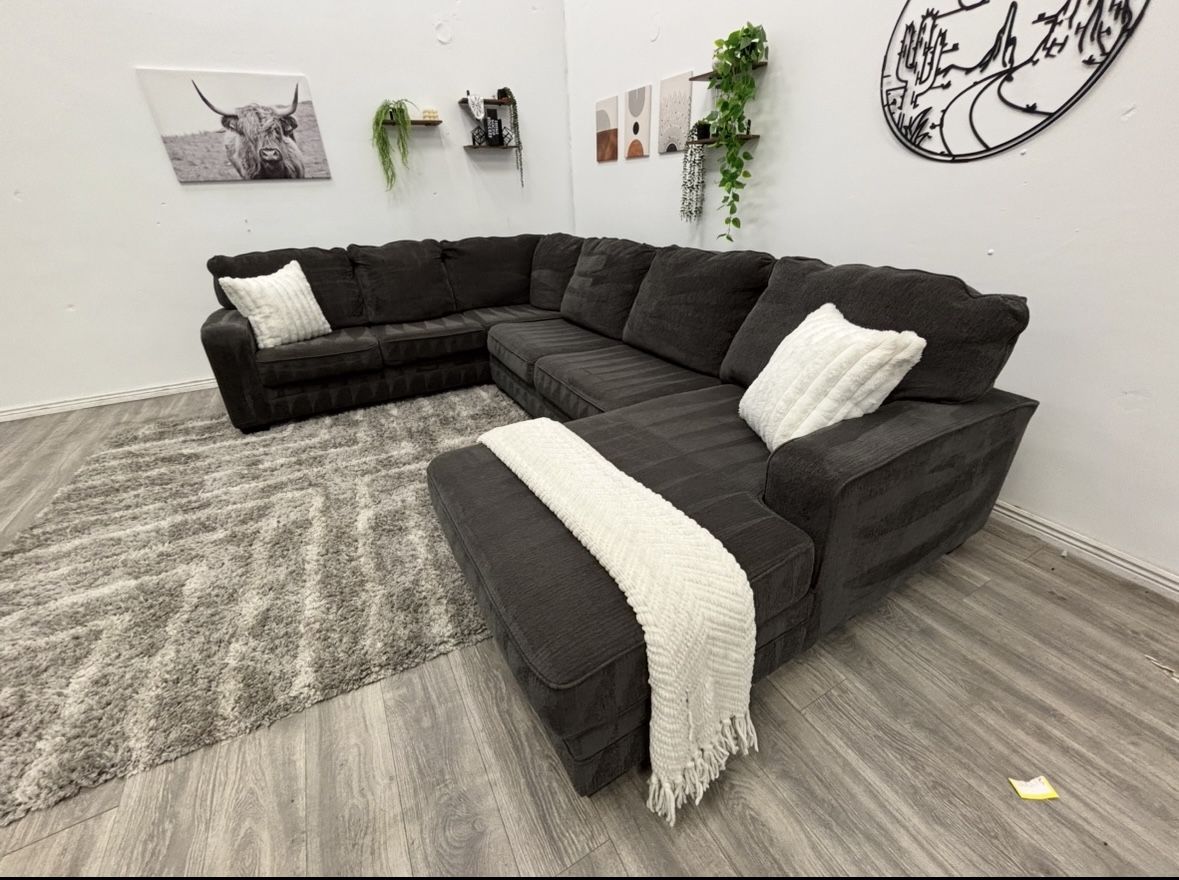 Gray Sectional Couch - Free Delivery