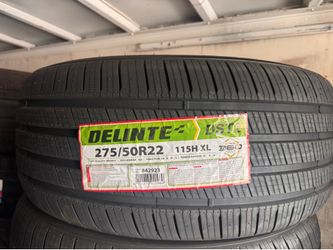 275-50-22  DELINTE TIRES…$185
