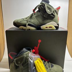 Travis Scott Jordan 6 “olive”