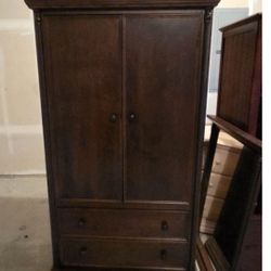 Bellini Mahogany Armoire & Mirror