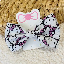 Handmade Hello Kitty Hair Bows