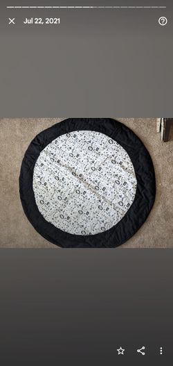 COMFY 45 IN DIAMETER Cotton Play Mat