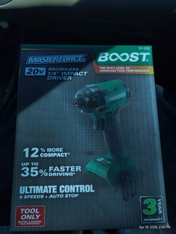 Masterforce Boost Impact