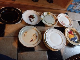 14 plates  all different  design
