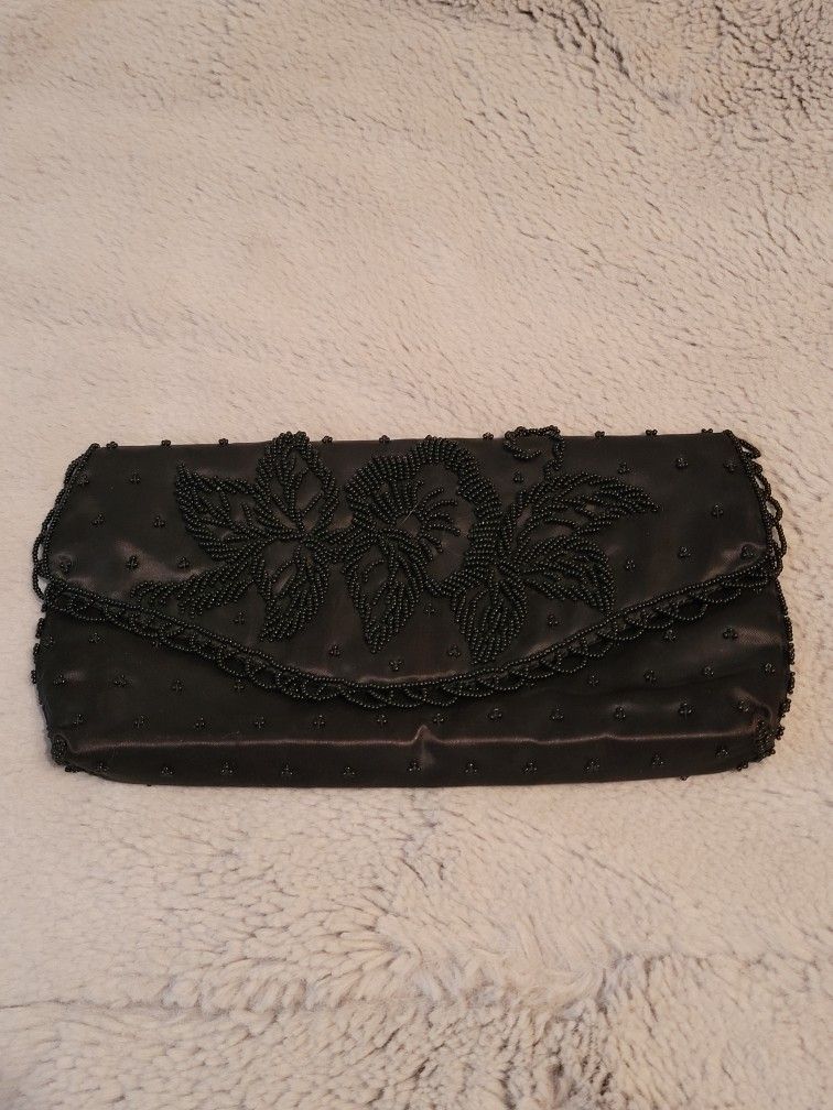 Women's Black Lace Evening Bag