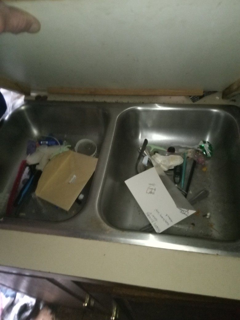 RV Sink And Cabinets