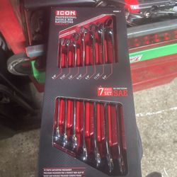 Icon Professional Double Box Ratcheting Wrench Set