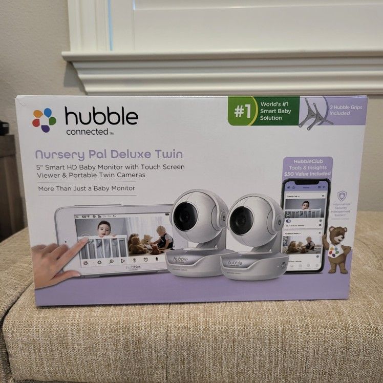 Hubble Nursery Pal Deluxe Twin Baby Monitor