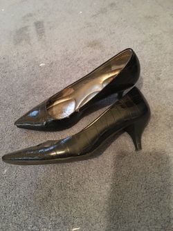 Black dress shoes sz 8 $4