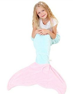 Blanket for Children's Mermaid Tail