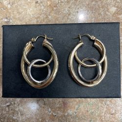 14k Gold Hoops