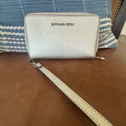 Silver/Gray Michael Kors Wallet