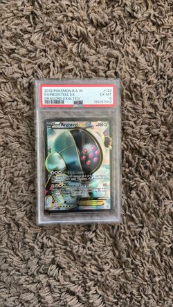 PSA 6 2012 Pokemon Black White Dragons Exalted Full Art Registeel EX 122/124