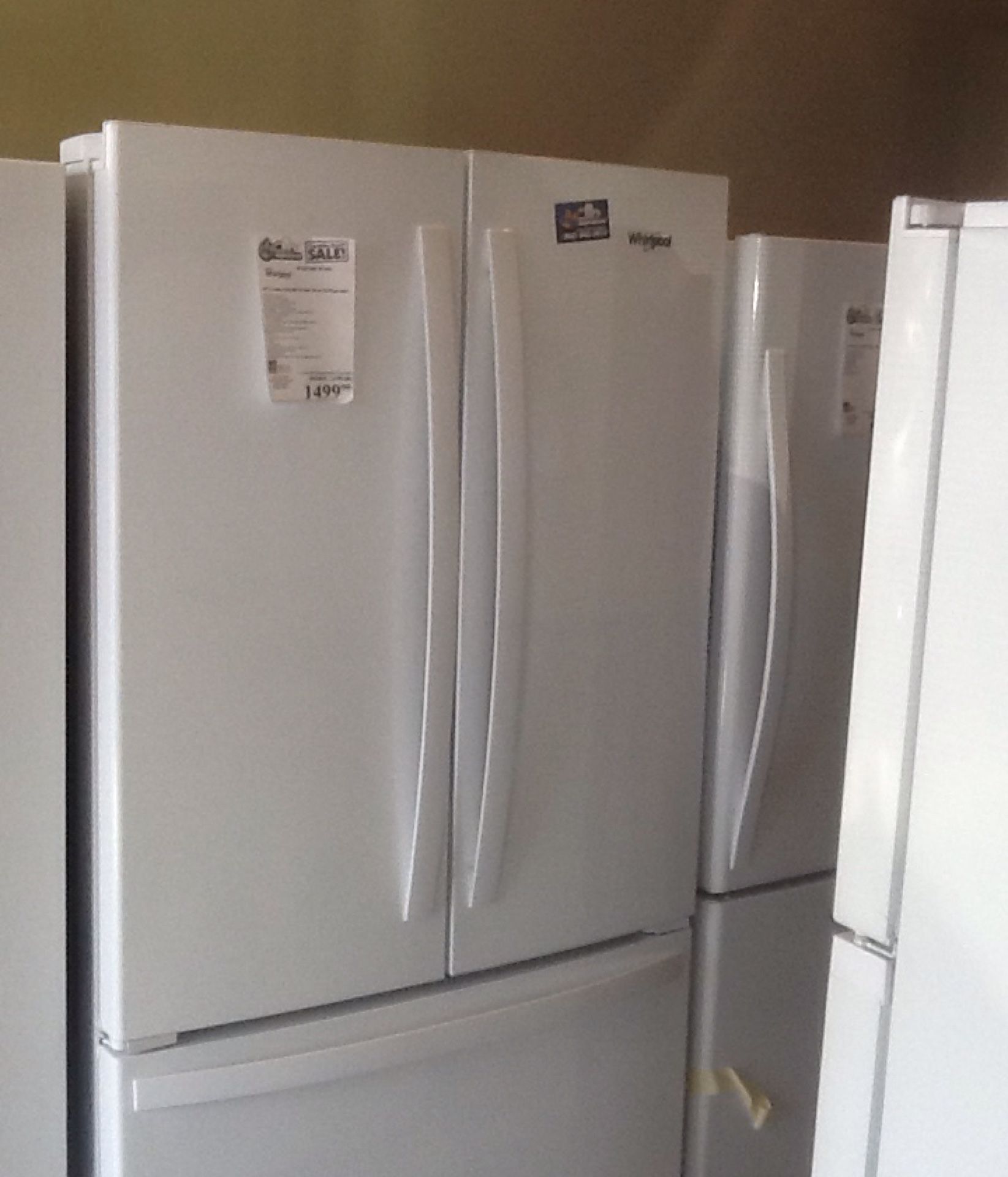 New open box whirlpool refrigerator WRF540CWHW