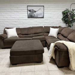 Brown Couches With Details